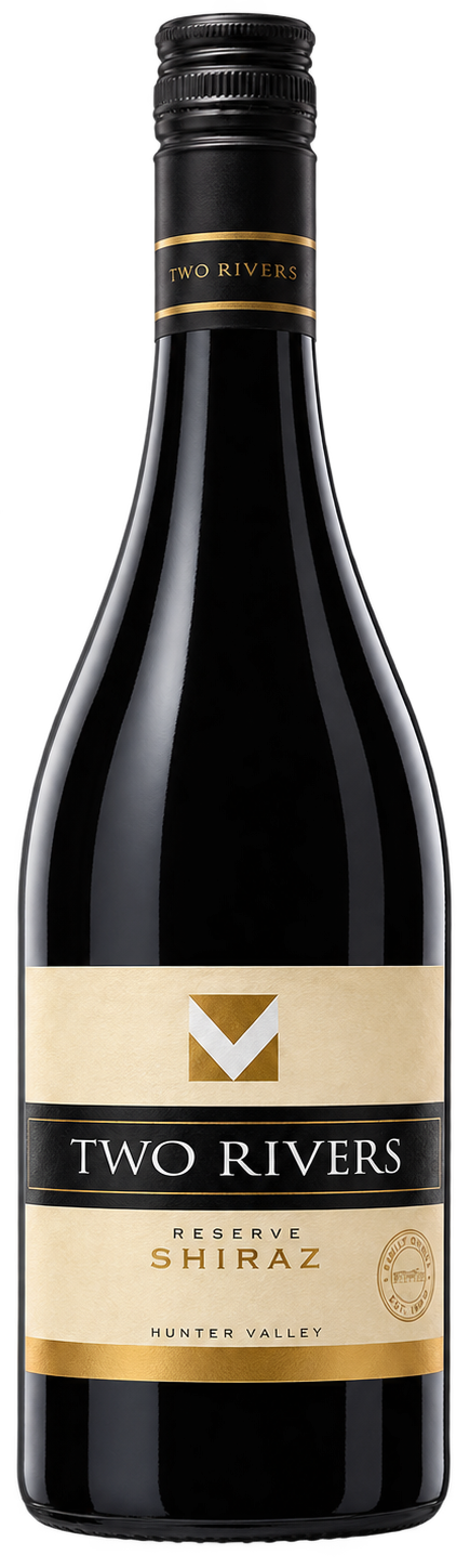 Two Rivers Reserve Shiraz bottle