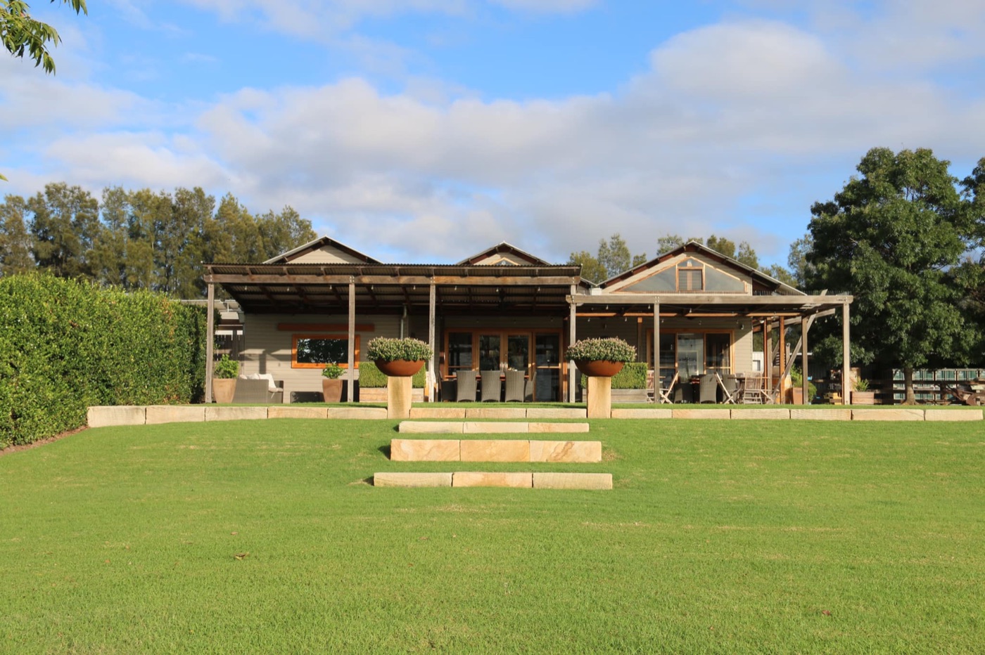 The Two Rivers cellar door terrace